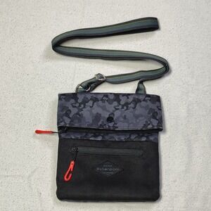 Sherpani Crossbody Bag Women Small Black Grey Camo Foldover Travel Purse